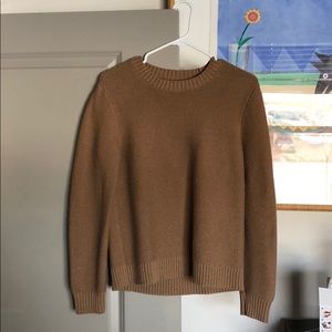 J Crew beige sweater.